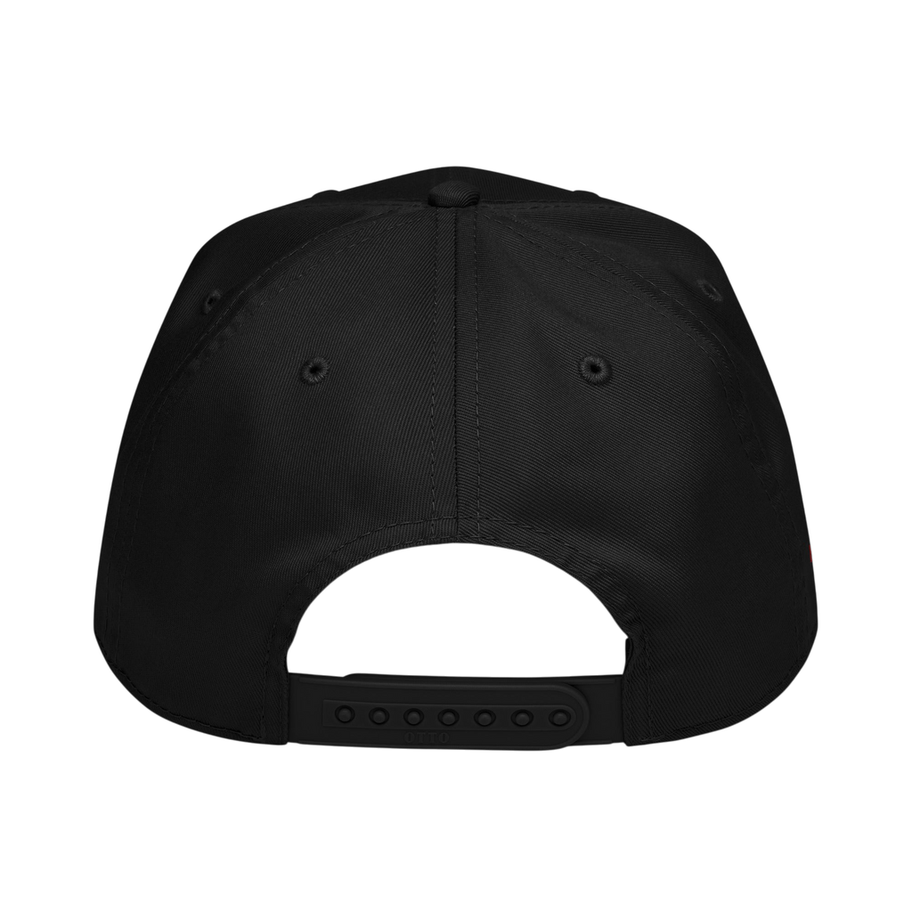 Justified 5 panel cap - Black, back