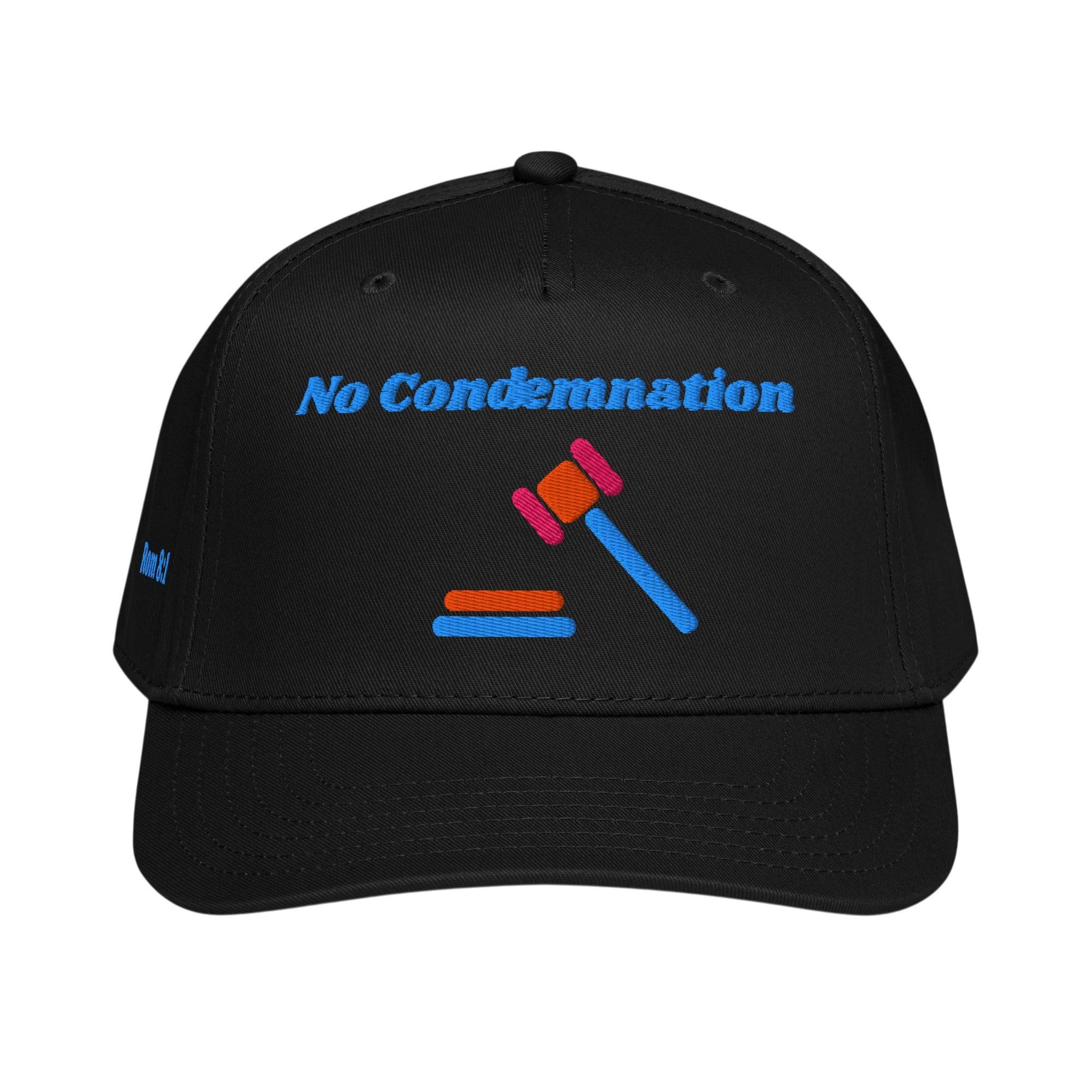 No Condemnation 5 panel cap - Black, front