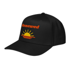 Renewed 5 panel cap - Black, left front