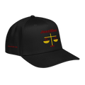 Justified 5 panel cap - Black, right front