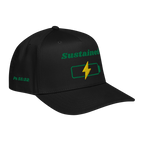 Sustained 5 panel cap - Black, right front