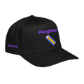 Forgiven 5 panel cap - Black, right front