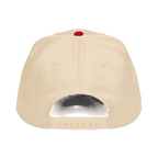 Saved 5 panel cap - Red / Natural, back