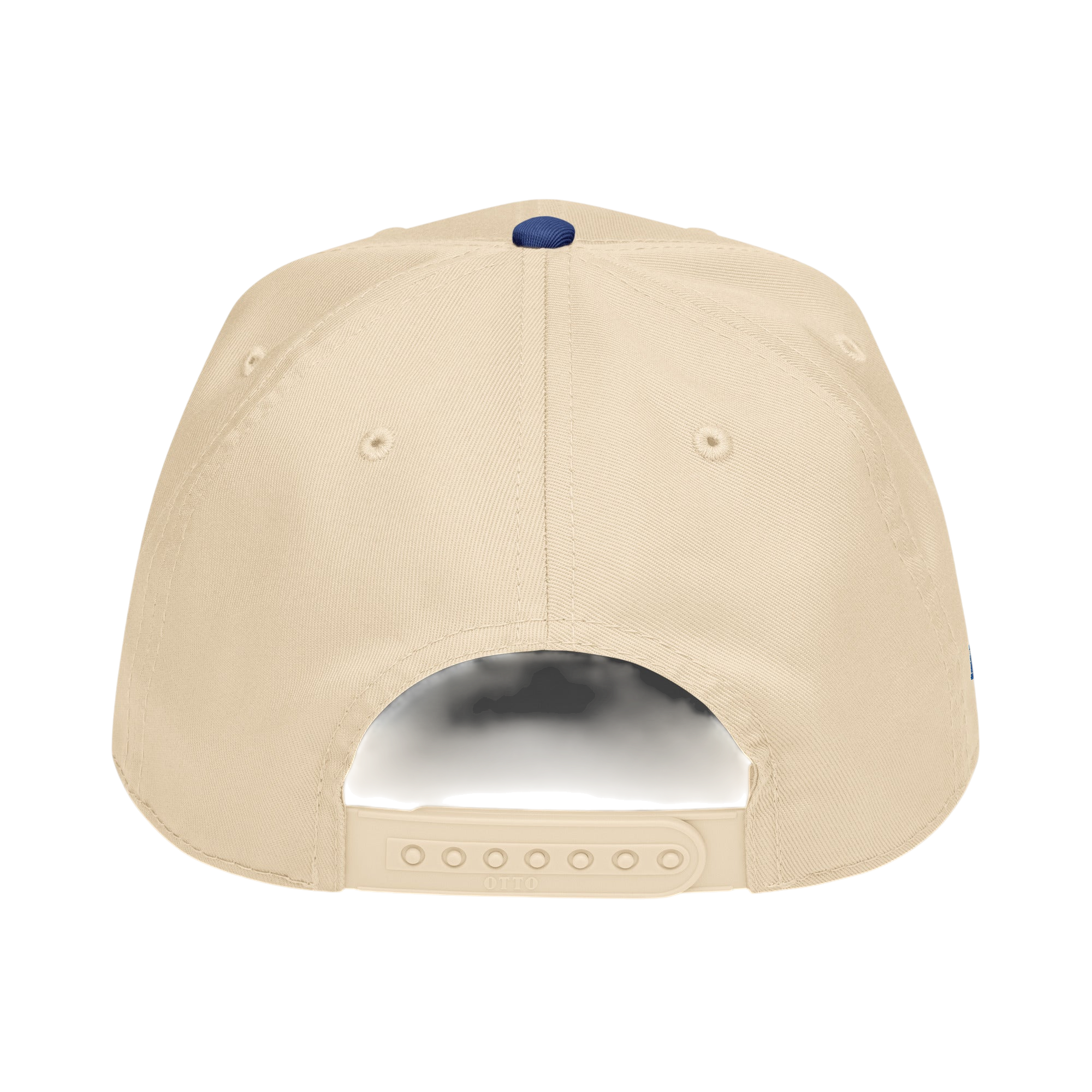 Saved 5 panel cap - Royal / Natural, back