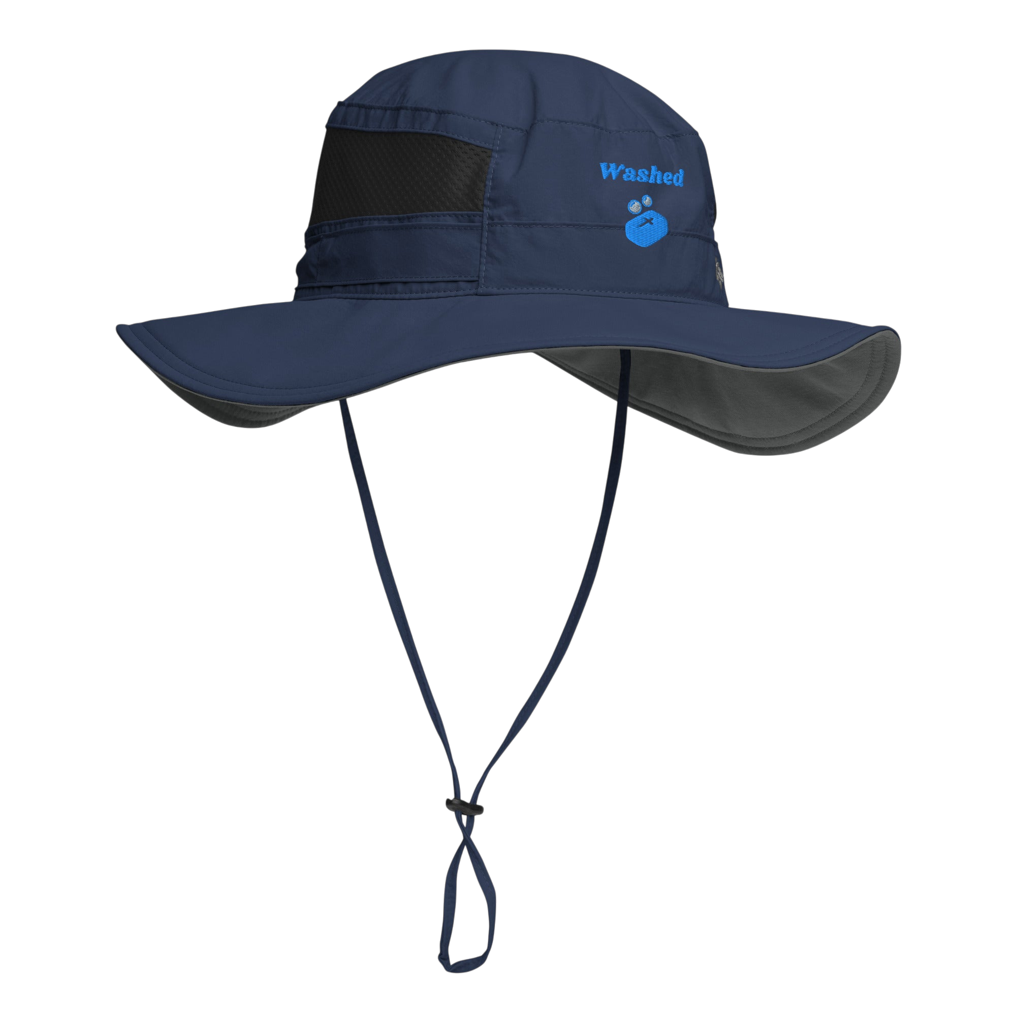 Washed Bora Bora Booney hat - Collegiate Navy, front