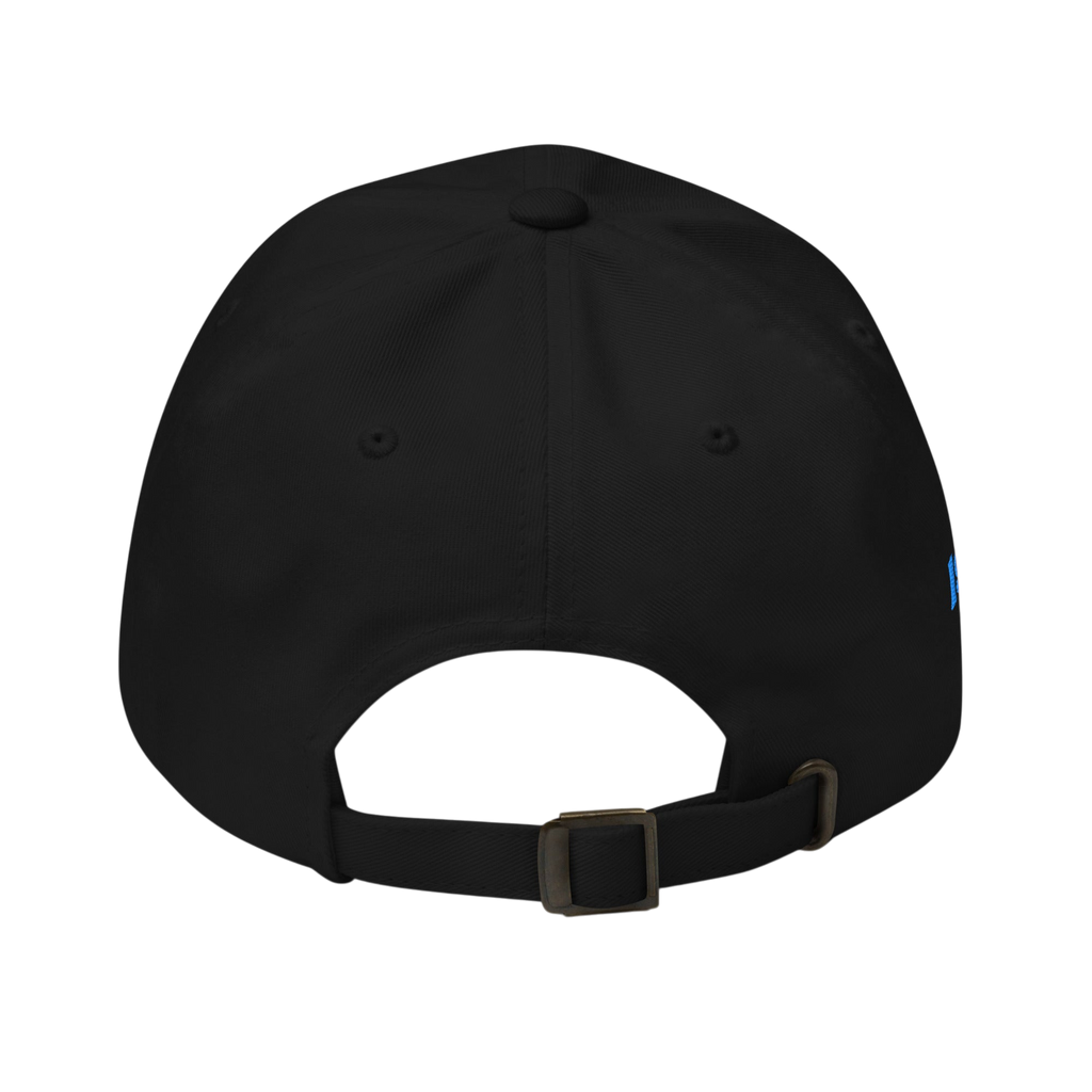 Washed Classic Dad hat - Black, back