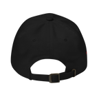 Justified Classic Dad hat - Black, back