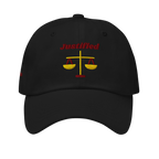 Justified Classic Dad hat - Black, front
