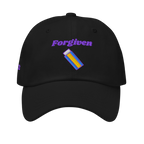 Forgiven Classic Dad hat - Black, front