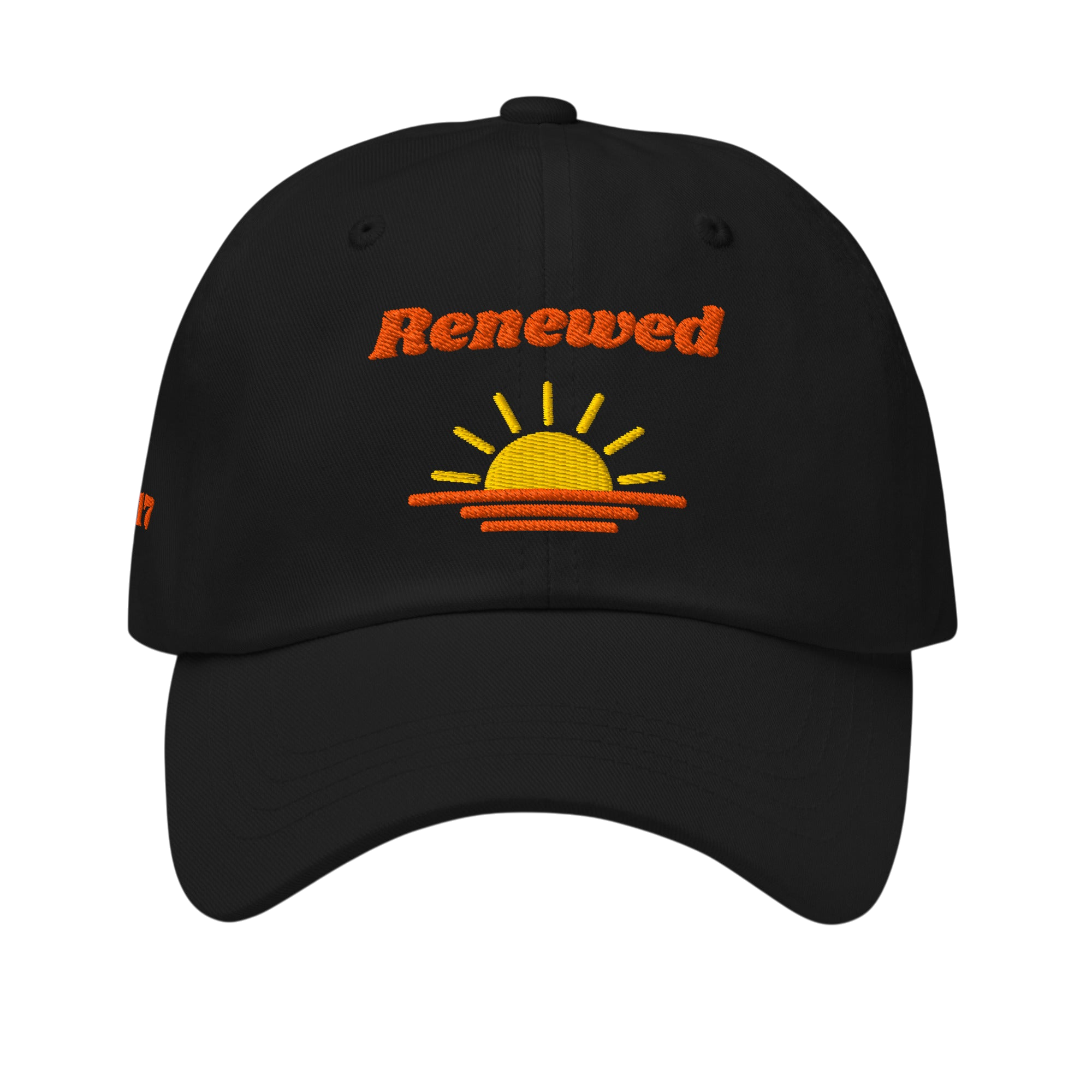 Renewed Classic Dad hat - Black, front