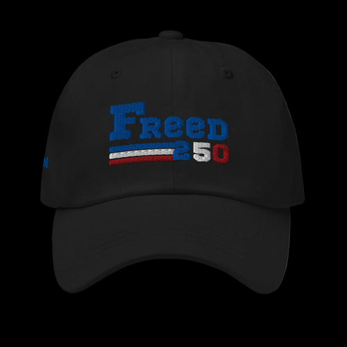 Freed Classic Dad hat - Black, front