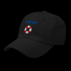 Saved Classic Dad hat - Black, left front
