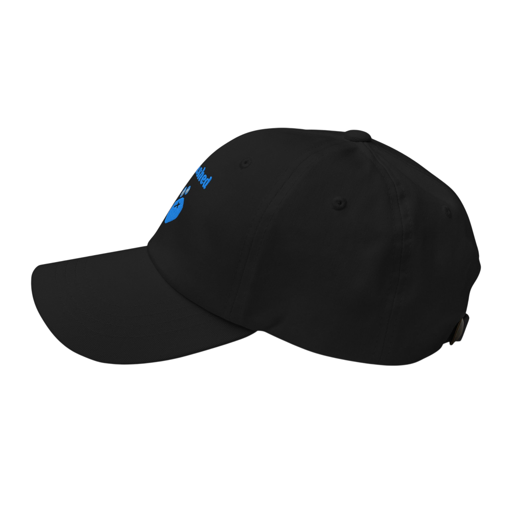 Washed Classic Dad hat - Black, left side