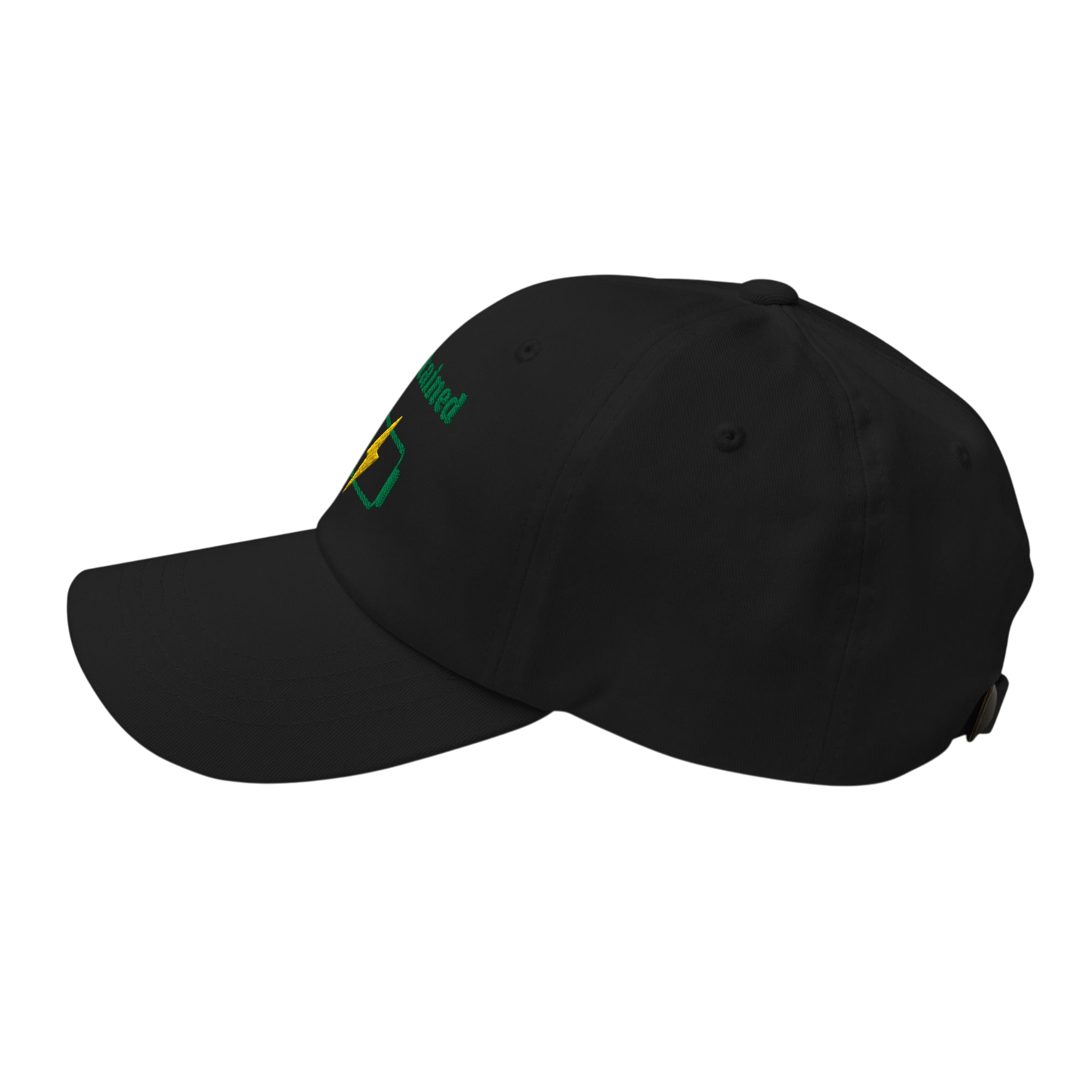 Sustained Classic Dad hat - Black, left side
