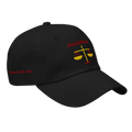 Justified Classic Dad hat - Black, right front