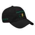 Sustained Classic Dad hat - Black, right front
