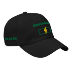 Sustained Classic Dad hat - Black, right front