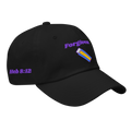 Forgiven Classic Dad hat - Black, right front