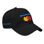 Reconciled Classic Dad hat - Black, right front