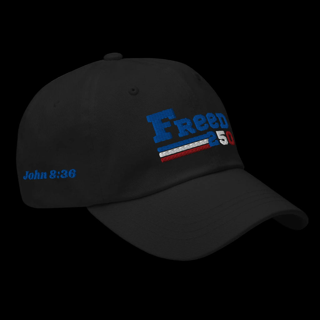 Freed Classic Dad hat - Black, right front