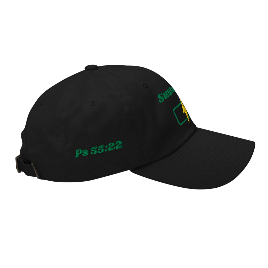 Sustained Classic Dad hat - Black, right side