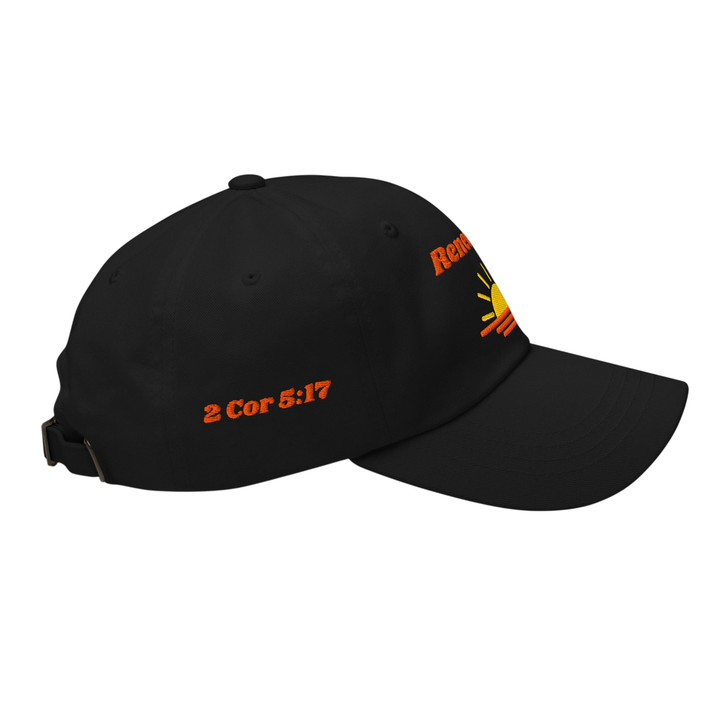 Renewed Classic Dad hat - Black, right side