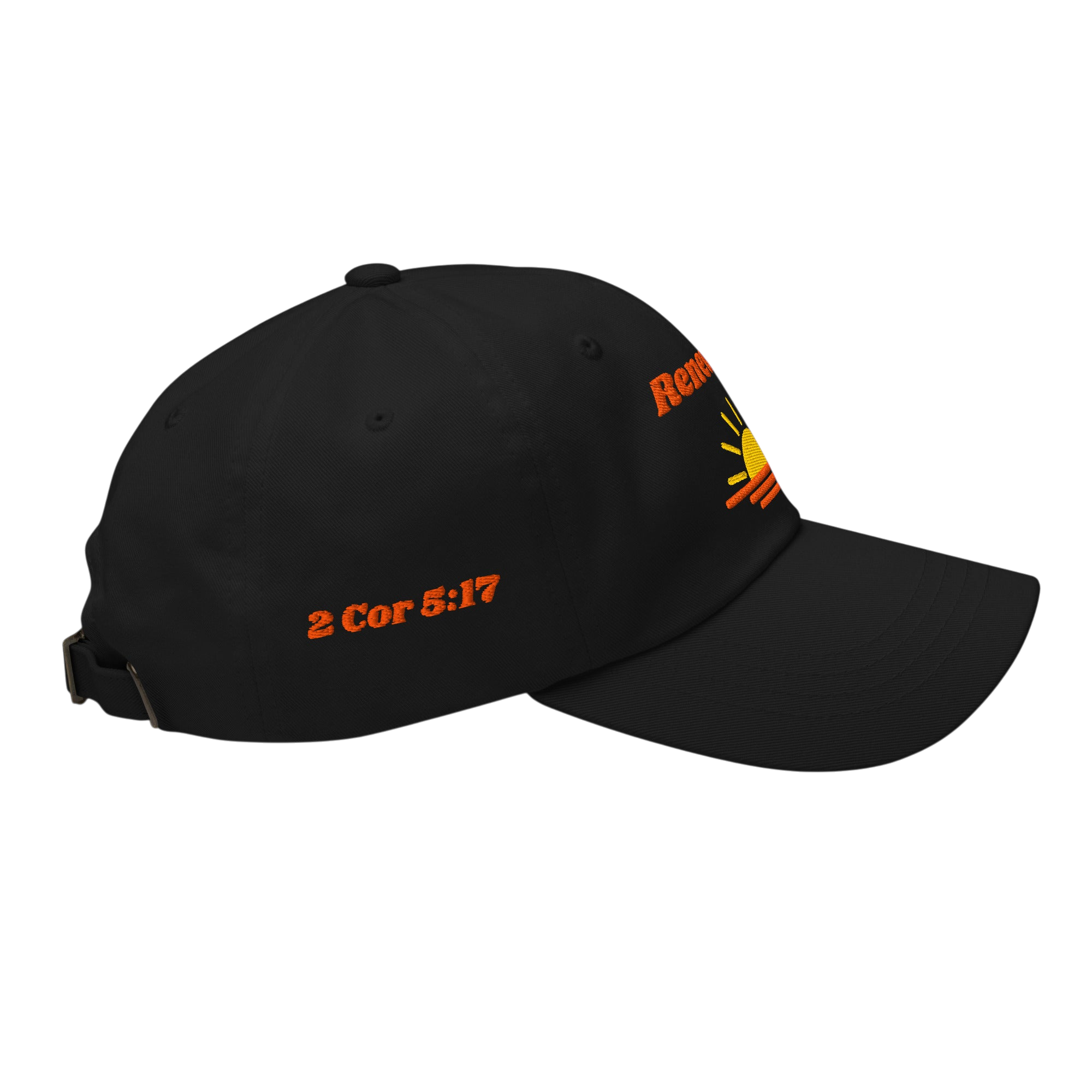 Renewed Classic Dad hat - Black, right side