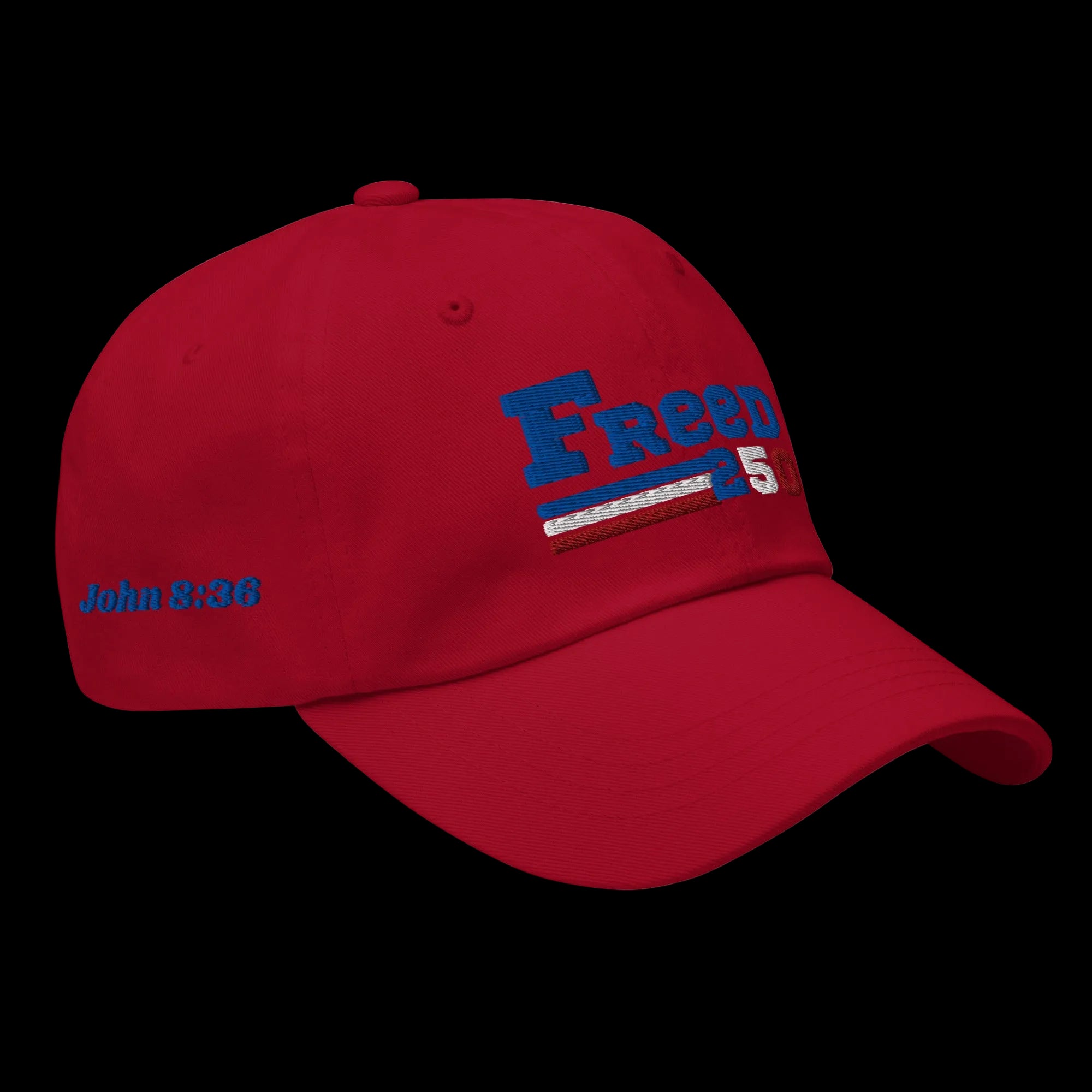 Freed Classic Dad hat - Cranberry, right front