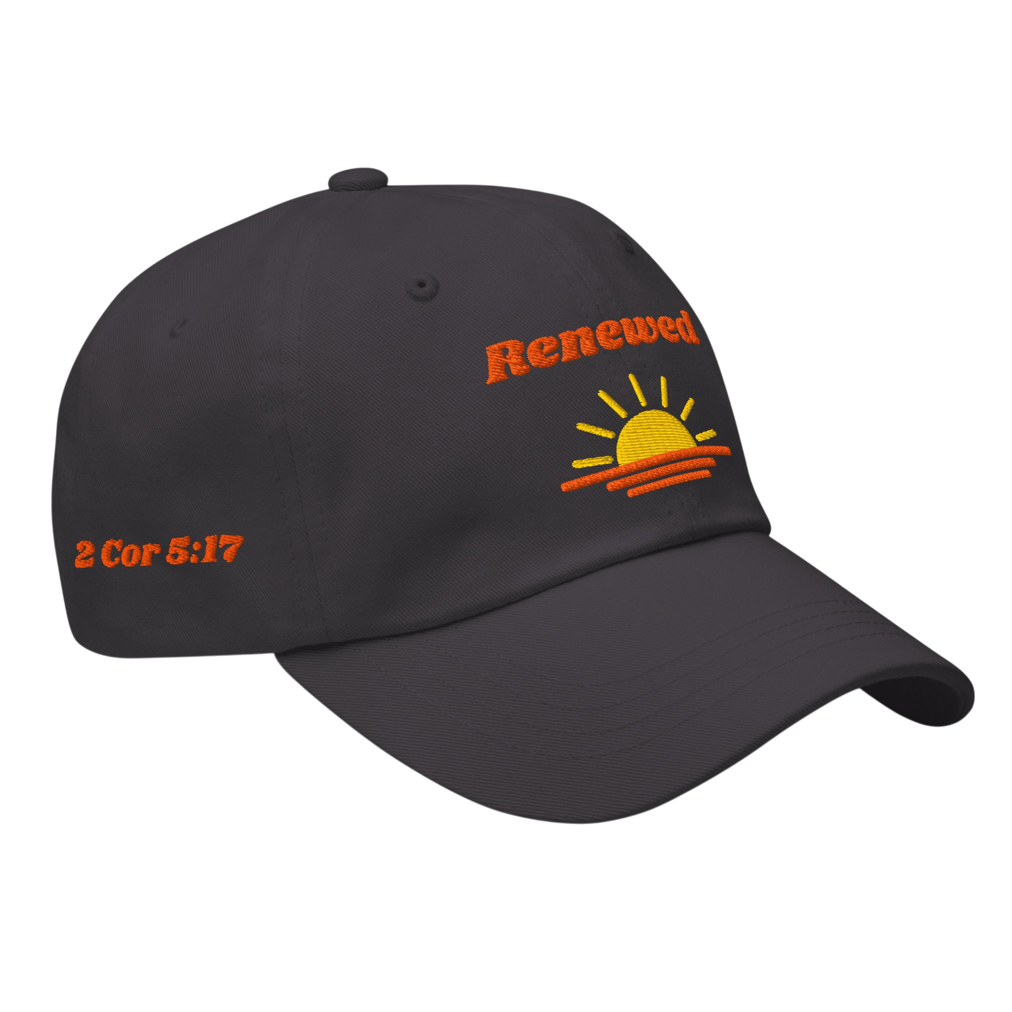 Renewed Classic Dad hat - Dark Grey, right front