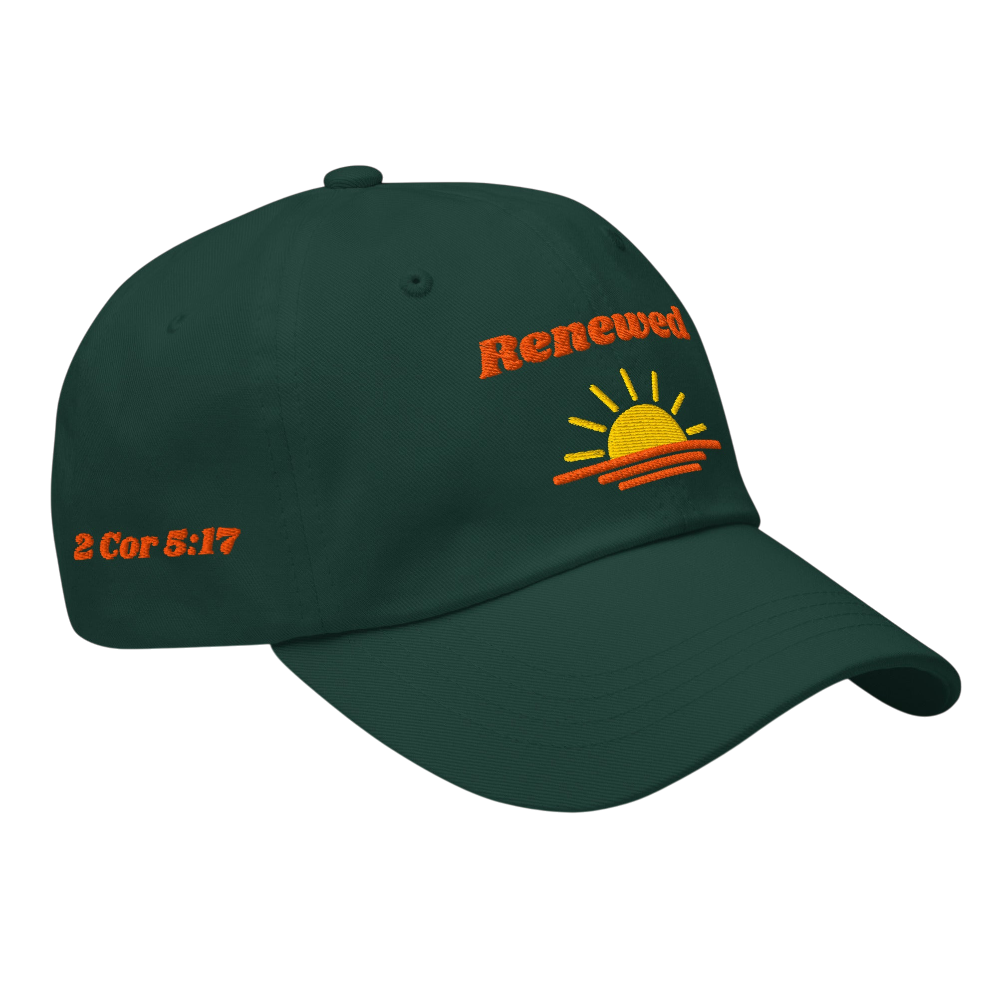 Renewed Classic Dad hat - Spruce, right front