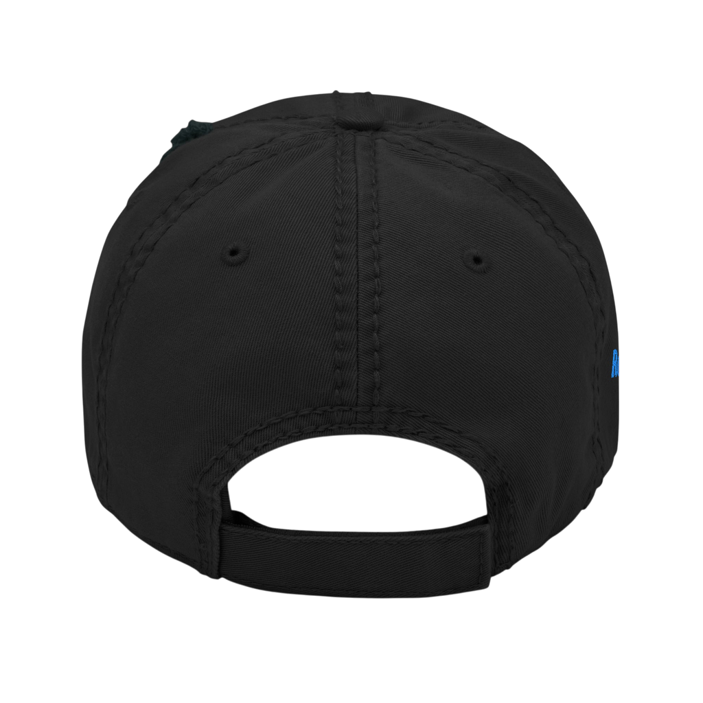 No Condemnation Distressed Dad Hat - Black, back