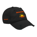 Renewed Distressed Dad Hat - Black, right front
