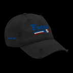 Freed Distressed Dad Hat - Black, right front