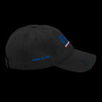 Freed Distressed Dad Hat - Black, right side