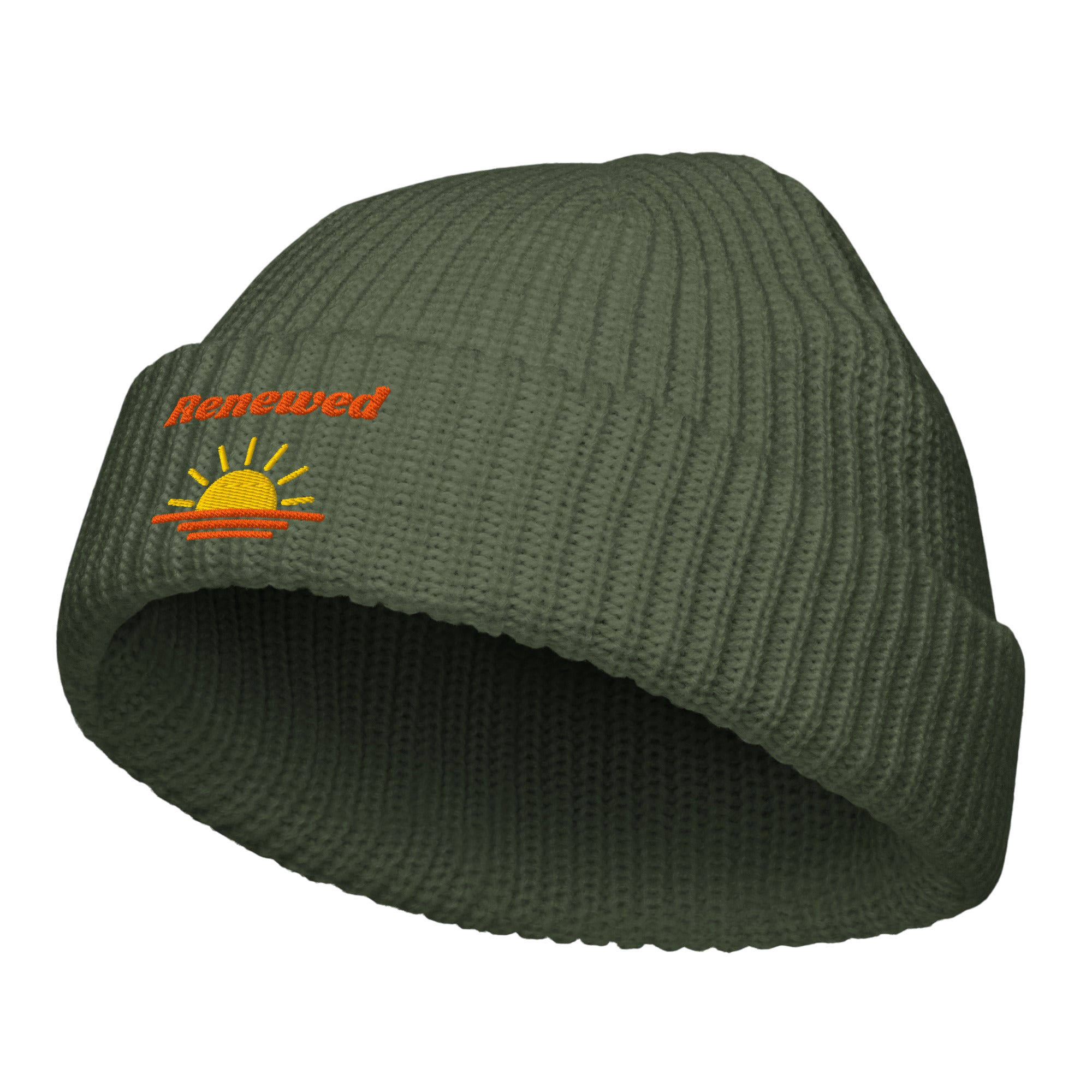 Renewed Fisherman beanie - Cypress, front