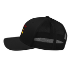 Justified Retro Trucker Hat - Black Left