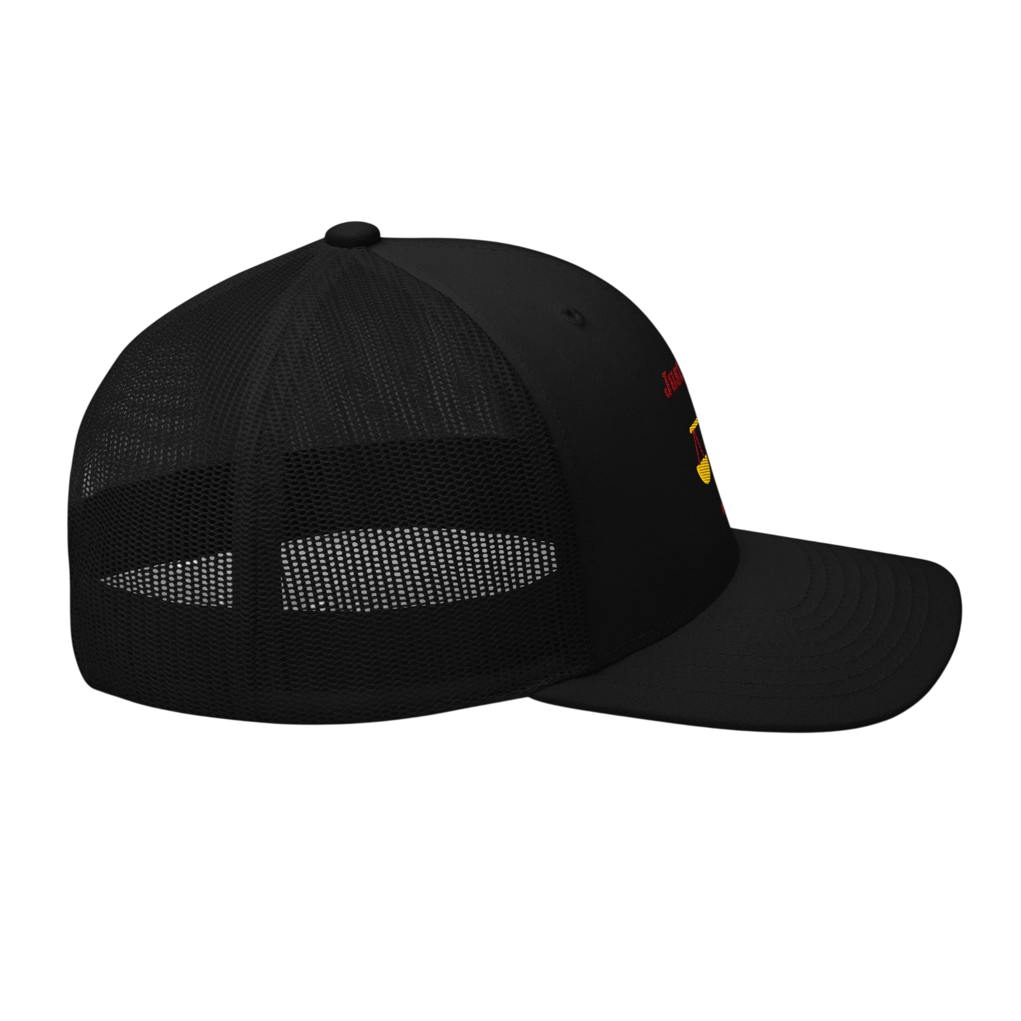 Justified Retro Trucker Hat - Black Right