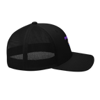 Forgiven Retro Trucker Hat - Black Right