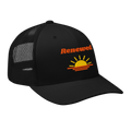 Renewed Retro Trucker Hat - Black, right front