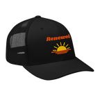 Renewed Retro Trucker Hat - Black, right front