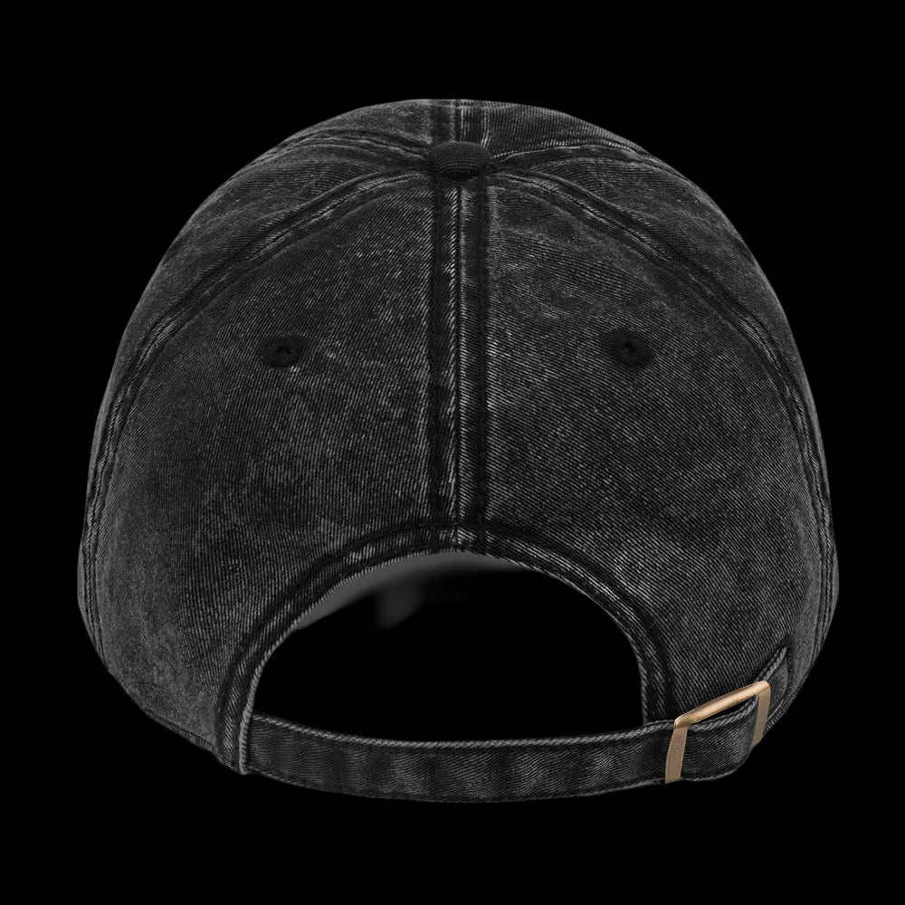 Reconciled Vintage Dad Cap - Black, back