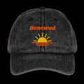 Renewed Vintage Dad Cap - Black, front