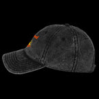 Renewed Vintage Dad Cap - Black, left side