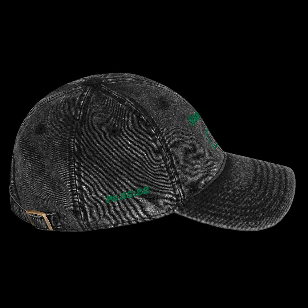 Sustained Vintage Dad Cap - Black, right side