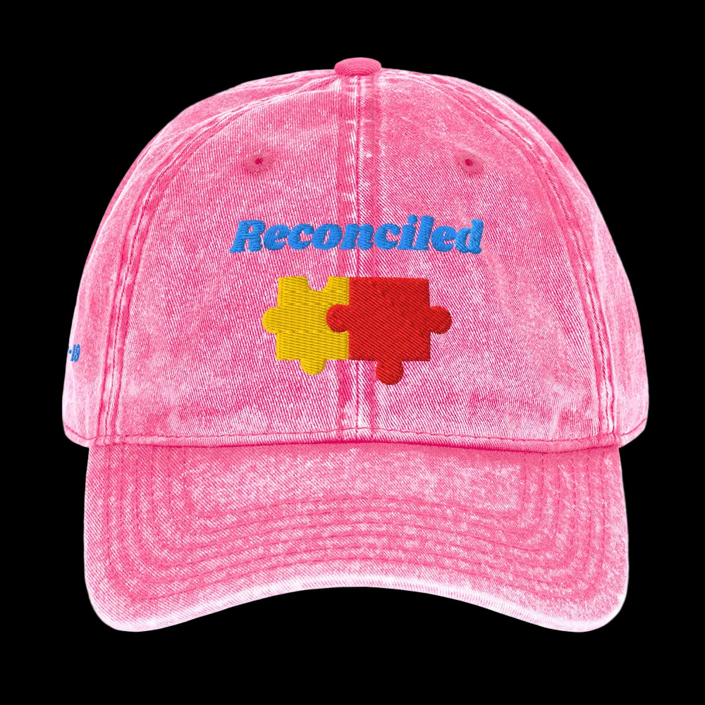 Reconciled Vintage Dad Cap - Pink, front