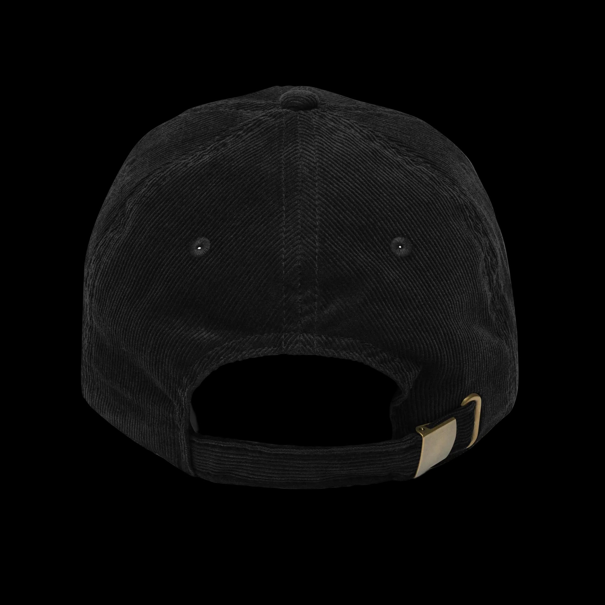 Renewed Vintage corduroy cap - Black, back