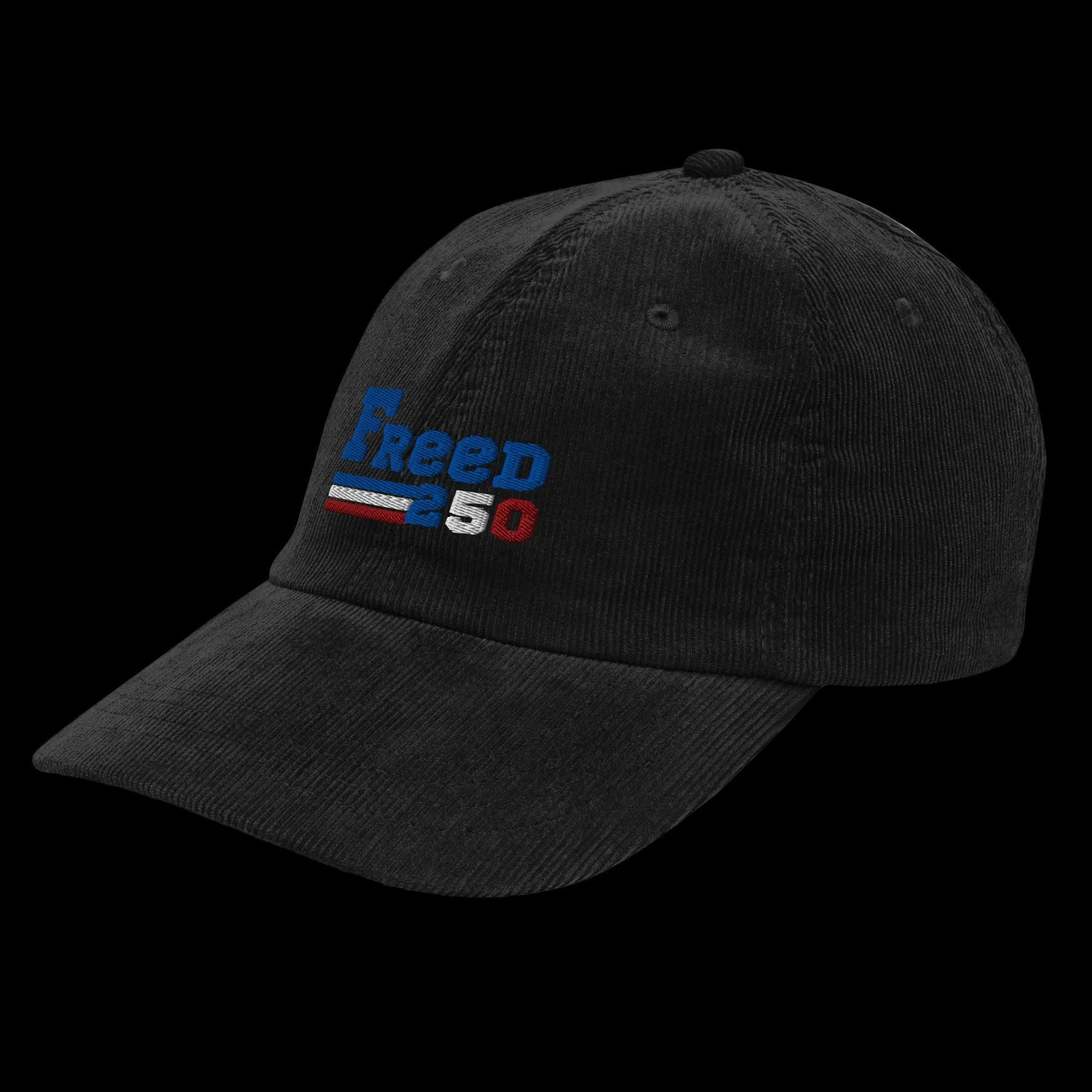 Freed Vintage corduroy cap - Black, left front