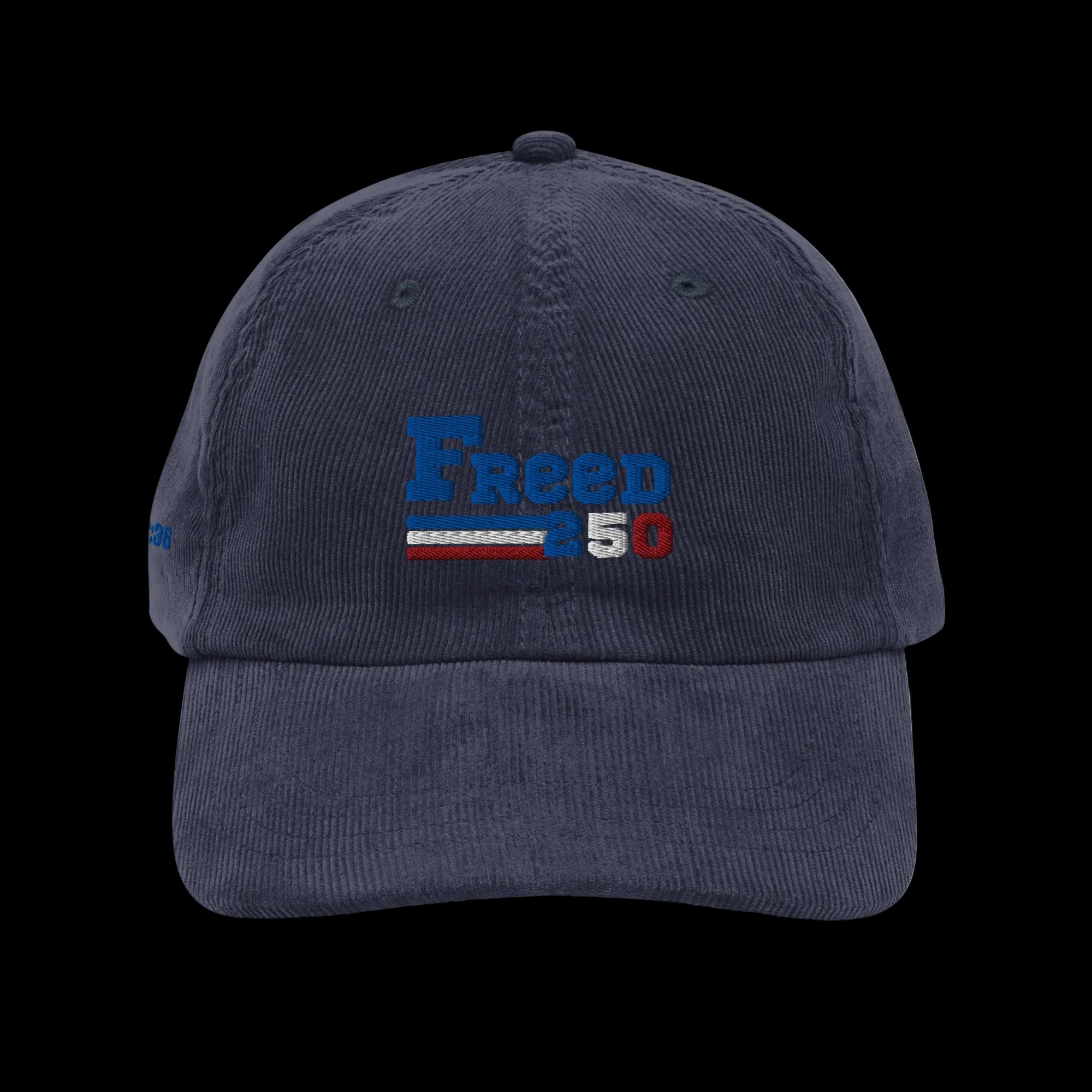 Freed Vintage corduroy cap - Navy, front